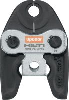 Čeljust za prešanje cijevi NPR PS UP Čeljusti za prešanje za armature Uponor S-Press® / S-Press Plus® do 50 mm. Kompatibilne s alatima za prešanje cijevi Hilti NPR 32