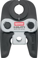 Čeljust za prešanje cijevi NPR PS UP Čeljusti za prešanje za armature Uponor S-Press® / S-Press Plus® do 50 mm. Kompatibilne s alatima za prešanje cijevi Hilti NPR 32