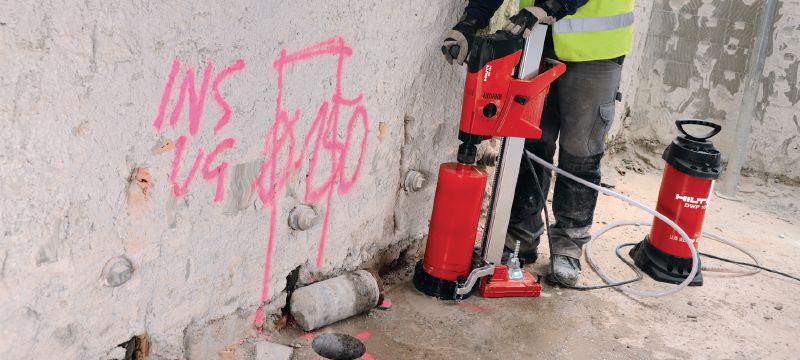 Pogon za dijamantno bušenje DD 160 Kompaktan, ali moćan sistem dijamantnog bušenja za strojno bušenje promjera do 200 mm (8) Primjene 1